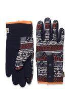 Gara - Elmer Pinted Fleece Glove-Navy/Orange Elmer By Swany Navy