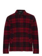 M Wool Shirt-148 Check Peak Performance Red