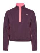 Run For Her Fashion Woven 1/2 Zip PUMA Purple