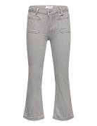 Flared Jeans With Pocket Mango Grey