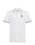 Heritage Piped Polo With Over D Logo Original Penguin Golf White