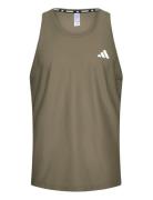 Own The Run Tank Adidas Performance Khaki