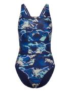 Graphic C-Back Swimsuit Adidas Performance Blue