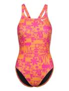 Nike Fast Back Piece Hydrastrong Multi Print NIKE SWIM Patterned