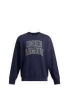 Ua Icon Hwt Terry Os Crew Under Armour Navy