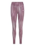 Adidas Optime Full Length Leggings Print Adidas Performance Pink