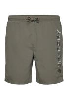 Premium Emb 17" Swim Short Superdry Sport Khaki