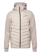 Hooded Storm Hybrid Padded Jkt Superdry Sport Beige