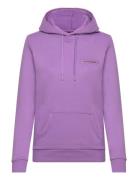 W Logo Hood Sweatshirt Peak Performance Purple