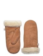 Rhsydney Shearling Stitch Mittens Rosemunde Brown