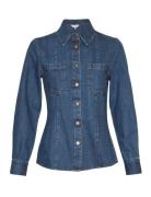 Mschsophine Emma Shirt MSCH Copenhagen Blue