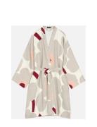 Unikko Bath Robe Marimekko Home Grey