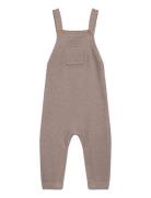 Cotton Knit Dungarees Mango Beige