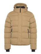 Hooded Microfibre Sport Puffer Superdry Sport Beige