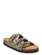 Santa W Cork Sandals Cruz Khaki