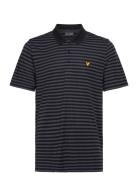 Golf Broad Stripe Polo Shirt Lyle & Scott Sport Navy