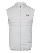 Hybrid Double Baffle Gilet Lyle & Scott Sport White