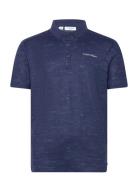 Textured Slate Polo Calvin Klein Golf Navy