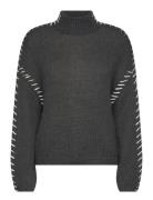 Vichoca New L/S Knit Pullover Vila Grey