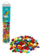 Rainbow Color Mix 240 Pcs Tube Plus-Plus Patterned
