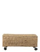 Nelas Basket W/Lid Bloomingville Brown