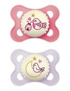 Mam Original Night 0-6M Silic Pink 2P MAM Patterned