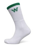 Wwcon Tennis Socks Double A By Wood Wood White