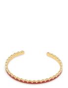 Lace Bangle - Brass Design Letters Gold