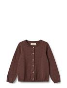 Knit Cardigan Maia Wheat Burgundy