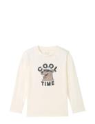 Printed Longsleeve Tom Tailor Cream