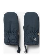 Mittens Zipper Tech Wheat Navy