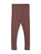 Rib Leggings Maddy Wheat Brown