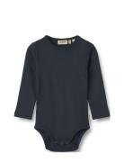 Rib Body L/S Spencer Wheat Navy