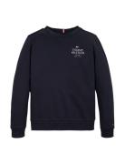 Th Logo Puff Embr Reg Sweatshirt Tommy Hilfiger Navy