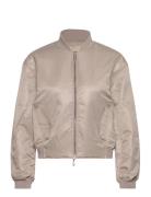 Ls Filled Nylon Bomber Calvin Klein Jeans Beige