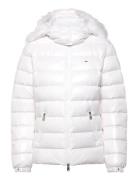 Tjw Tonal Hooded Down Jacket Tommy Jeans White