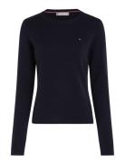 Soft Wool C-Nk Sweater Tommy Hilfiger Navy