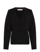 Soft Wool V-Nk Cardigan Tommy Hilfiger Black