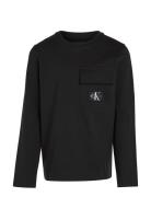 Badge Reg. Ls T-Shirt Calvin Klein Black