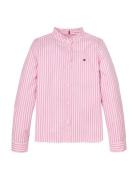 Ruffle Collar Blouse Ls Tommy Hilfiger Pink