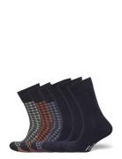 Socks 6-P, Bamboo, Navy 115A244145 6 Pc/Pack TOPECO Black