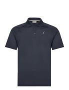 Performance Polo Shirt Men Head Navy