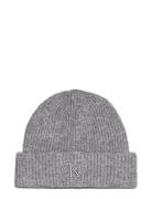 Thick Embroidery Beanie Calvin Klein Grey