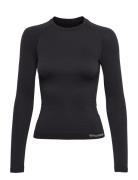 Hmlclea Seamless Tight T-Shirt L/S Hummel Black