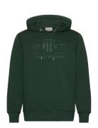 Reg Tonal Shield Hoodie GANT Green