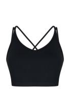 Sports Bra W./Slim Straps ZEBDIA Black