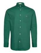 Reg Classic Poplin Shirt GANT Green