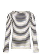 T-Shirt L/S Modal Striped Petit Piao Beige