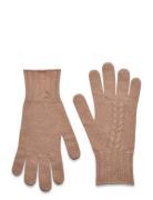 Knitted Gloves United Colors Of Benetton Beige