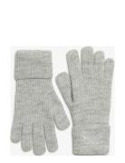 Soft Rib Knit Gloves Superdry Grey